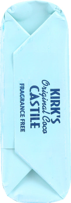 KIRK'S: Original Coco Castile Bar Soap Fragrance Free, 4 oz