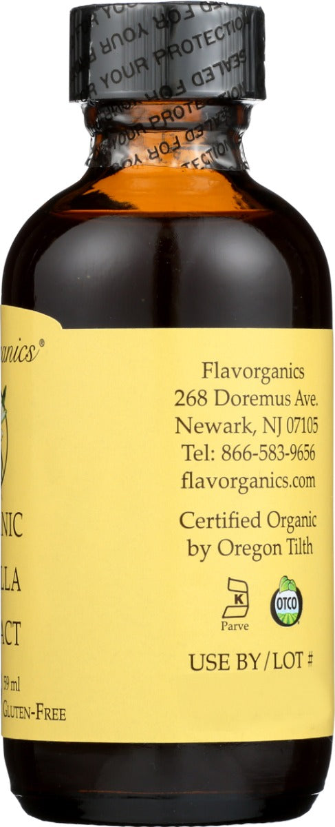 FLAVORGANICS: Organic Vanilla Extract, 2 oz