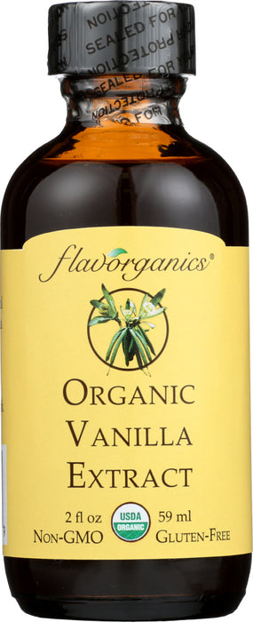 FLAVORGANICS: Organic Vanilla Extract, 2 oz