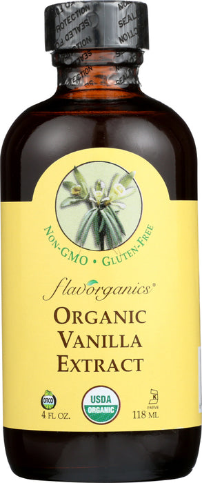 FLAVORGANICS: Extract Vanilla Org, 4 oz