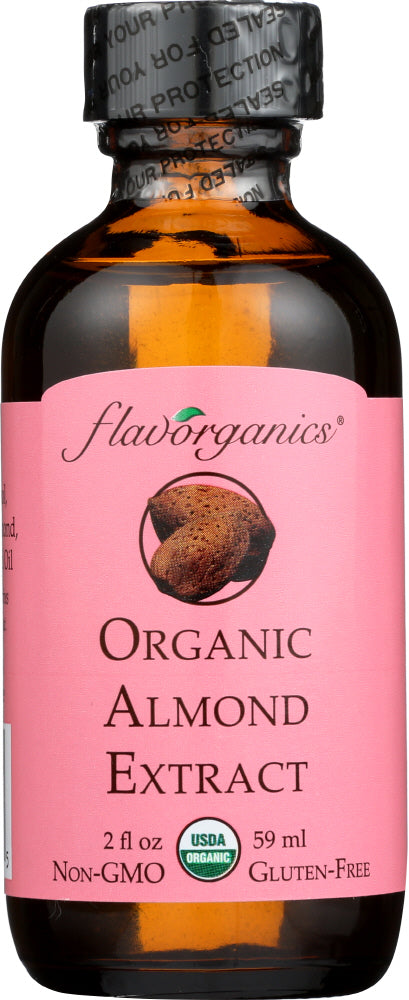 FLAVORGANICS: Extract Almond Org, 2 oz - No Brand For Less
