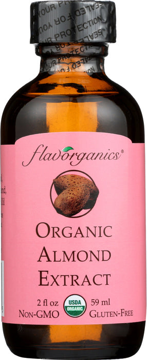 FLAVORGANICS: Extract Almond Org, 2 oz
