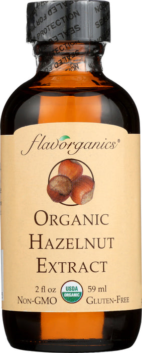 FLAVORGANICS: Extract Hazelnut Organic, 2 oz