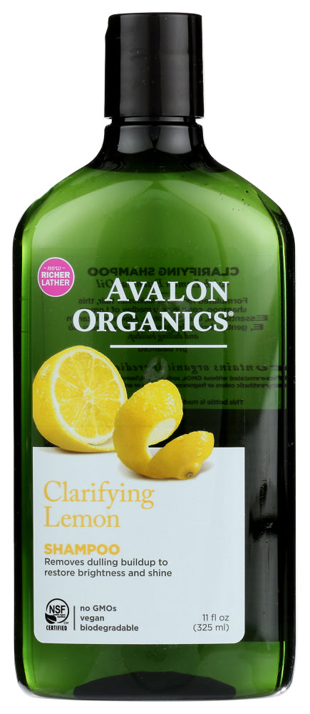Formulated for dull or lackluster hair, this shampoo, containing a medley of Lemon Essential Oil, Quinoa Protein, Aloe and Vitamin E, gently clarifies, brightens and removes excess oils and dulling buildup.