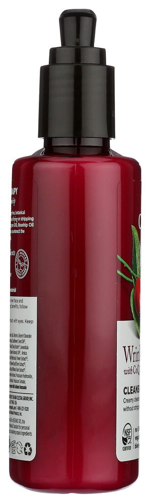 AVALON ORGANICS: Wrinkle Therapy Cleansing Milk with CoQ10 & Rosehip, 8.5 oz