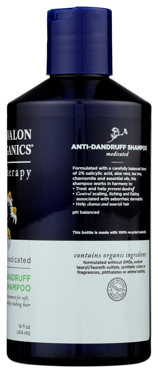 AVALON ORGANICS: Anti Dandruff Shampoo, 14 oz