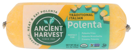 Polentas may be wheat-free, gluten-free, fat-free, nut-free, soy-free and dairy-free, but you can bet they're always flavor-full. Try our sensational ready-to-eat Food Merchants Traditional Italian Polenta and see what we mean. Delicioso!