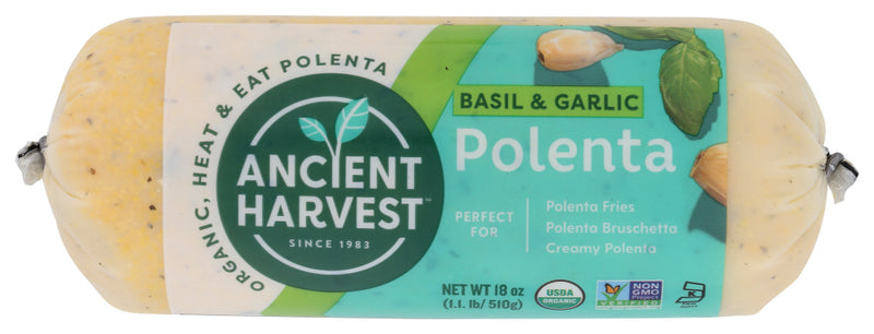Polenta. It's warm. It's satisfying. And it's typically a total pain in the pot to cook. But with our ready-made Polentas, you can fill your family's plates with plenty of rich flavor paired with zero fuss. If you love polenta, but don't love the time it takes to cook, our organic, ready-made Food Merchants Basil &amp; Garlic Polenta is right up your alley. Microwave it, saut it, fry it, bake it, broil it or grill it. But no matter what, we know you'll enjoy it.