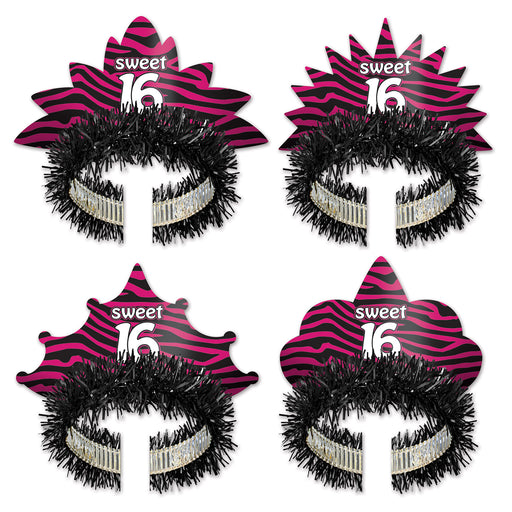 Sweet 16 Tiaras – (2/Pkg) by Beistle for Sweet 16 Fringed