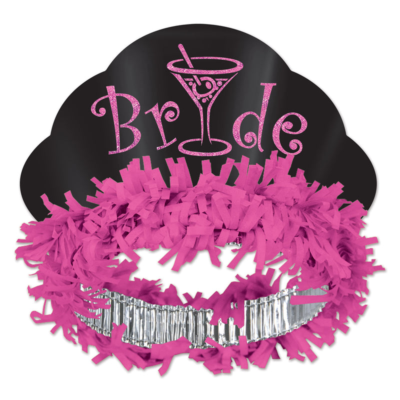 Glittered Bride Tiara – (1/Pkg)