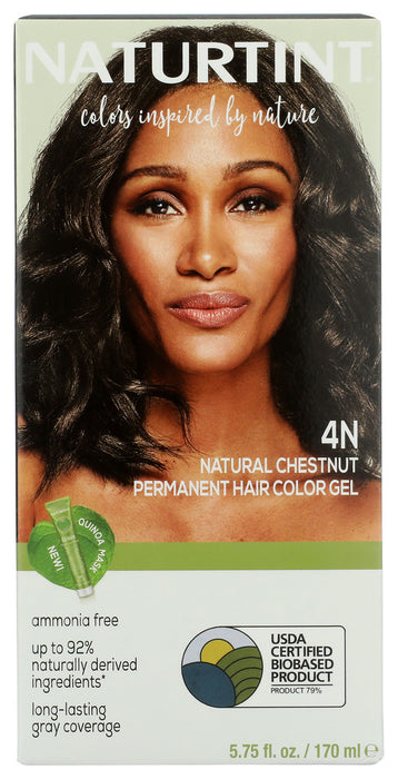 NATURTINT: Permanent Hair Color 4N Natural Chestnut, 5.28 oz