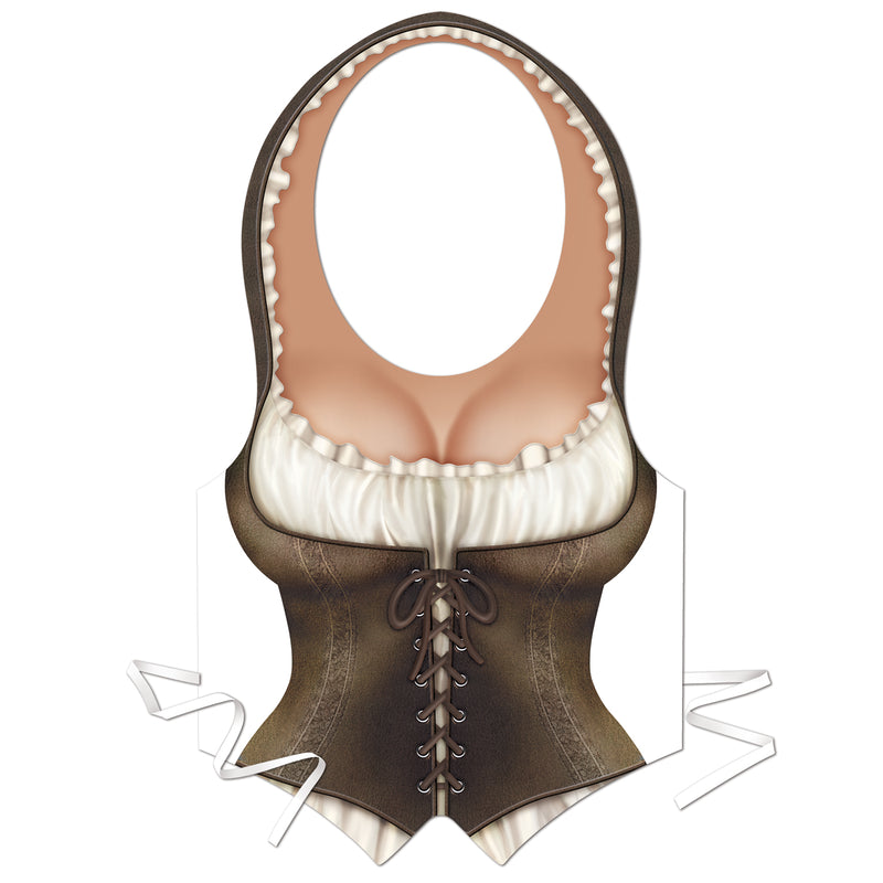 Plastic Maiden Vest by Beistle for Medieval Vests