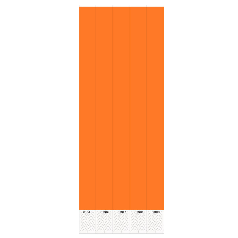 Solid Color Wristbands – ¾" x 10" – (100/Pkg) by Beistle for General Occasion Wristbands
