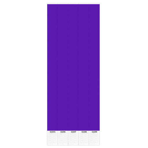 Solid Color Wristbands – ¾" x 10" – (100/Pkg) by Beistle for General Occasion Wristbands