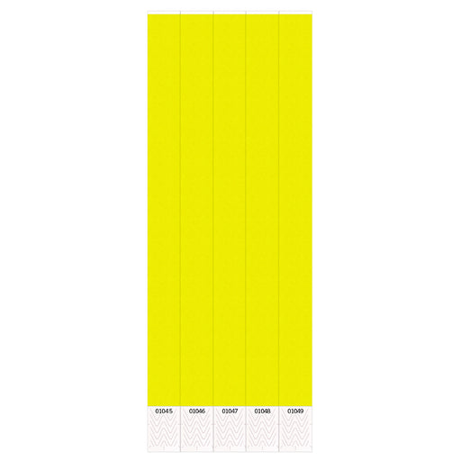 Solid Color Wristbands – ¾" x 10" – (100/Pkg) by Beistle for General Occasion Wristbands