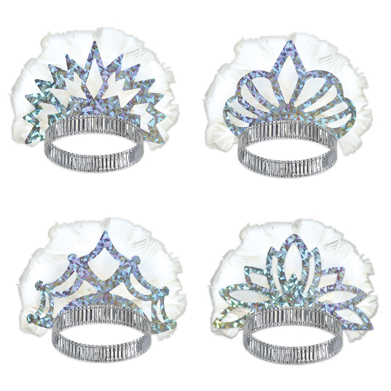 Prismatic Tiaras by Beistle for General Occasion Spread Feathered