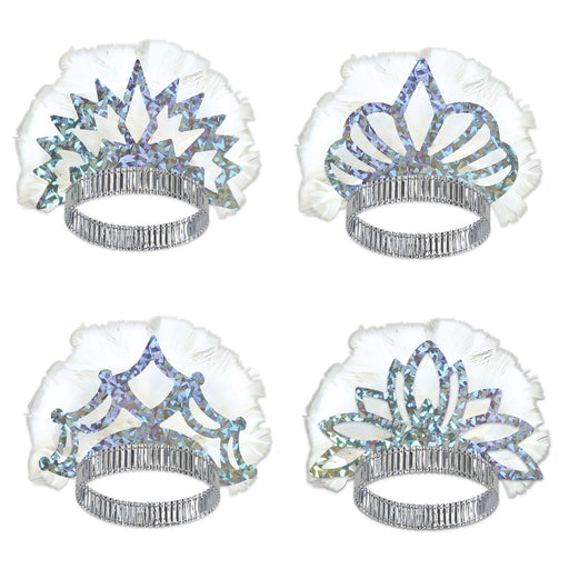 Prismatic Tiaras by Beistle for General Occasion Spread Feathered