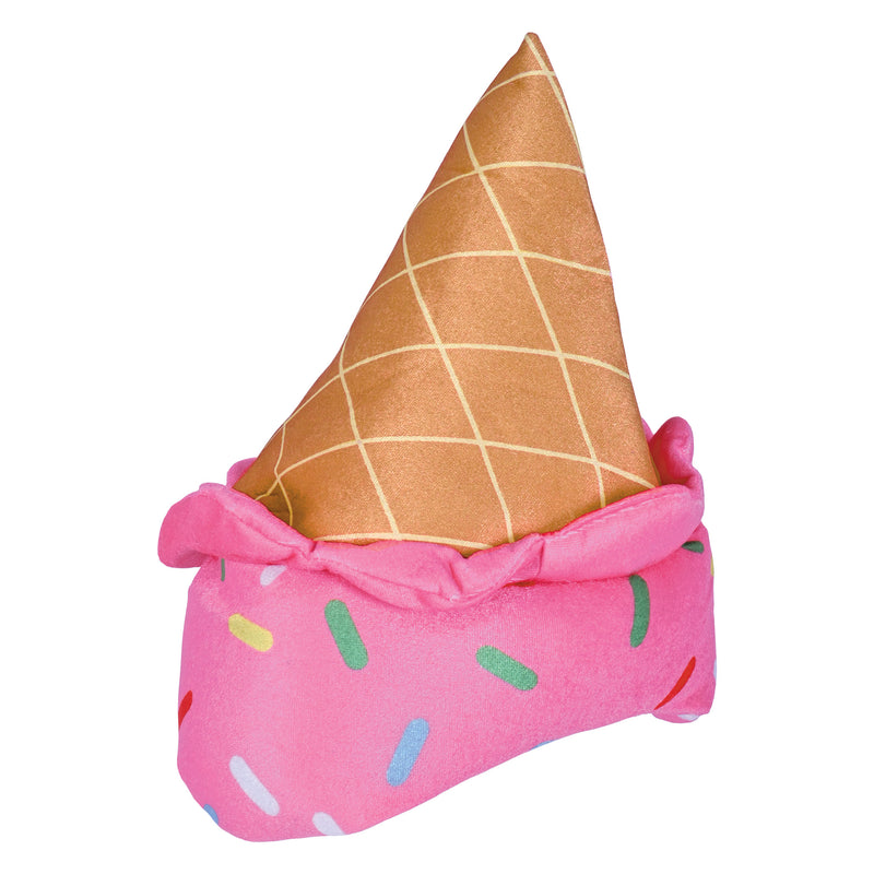 Plush Ice Cream Cone Hat – (1/Card) by Beistle for Spring/Summer Plush