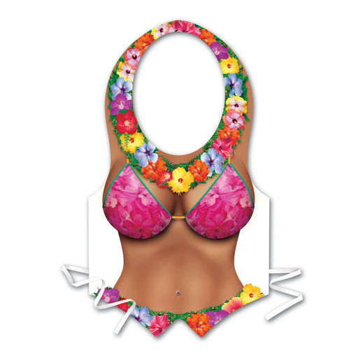 Pkgd Plastic Beach Babe Vest – (1/Pkg) by Beistle for Luau Vests