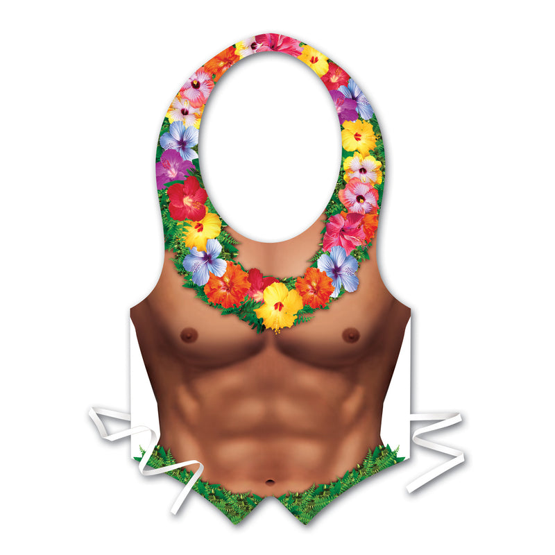 Pkgd Plastic Hula Hunk Vest – (1/Pkg) by Beistle for Luau Vests