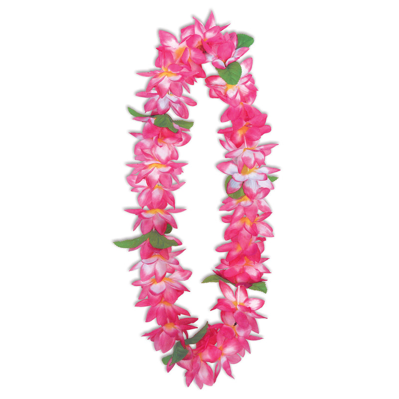 Big Island Floral Lei – 36" – (1/Card) by Beistle for Luau Silk 'N Petal Leis