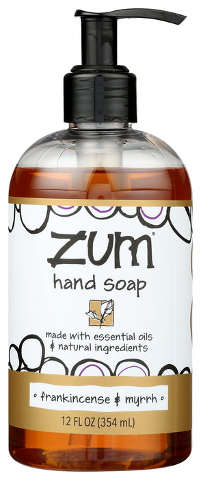 ZUM: Soap Hand Frankncns Myrrh, 12 fo