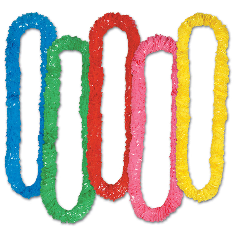 Soft-Twist Poly Leis – 1½" x 36" by Beistle for Luau Poly Leis