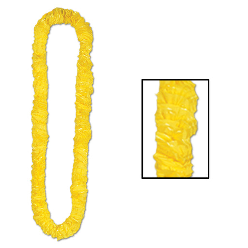 Soft-Twist Poly Leis w/UPC Tabs – 2¼" x 36" by Beistle for Luau Poly Leis