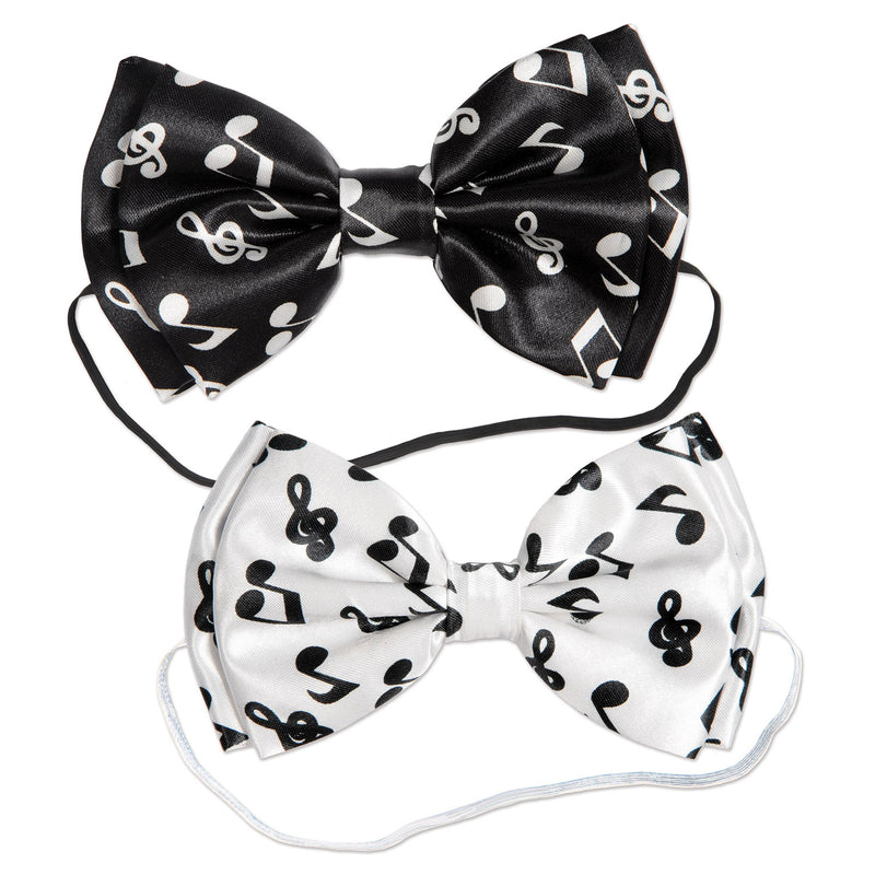 Musical Notes Bow Ties – 3" x 5" – (4/Pkg) by Beistle for Music Ties