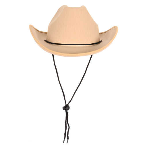 Tan Felt Cowboy Hat by Beistle for Western Felt