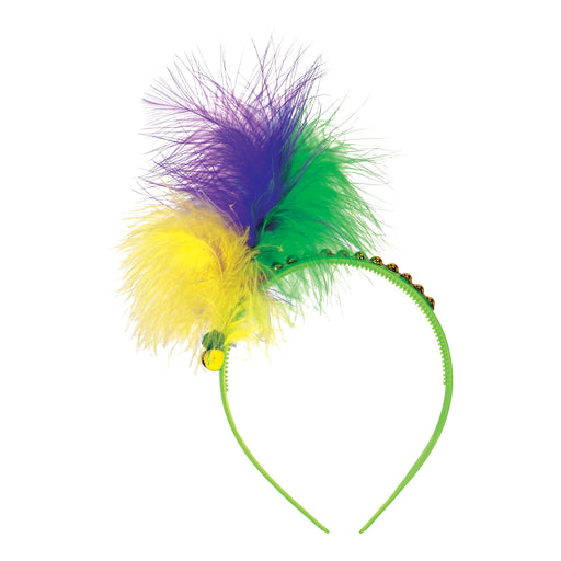 Mardi Gras Headband – (1/Card) by Beistle for Mardi Gras Boppers and Headbands