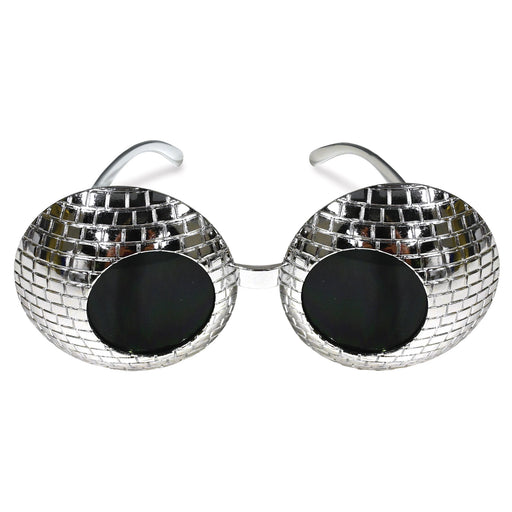 Disco Ball Glasses – (1/Card) by Beistle for 70's Novelty Glasses
