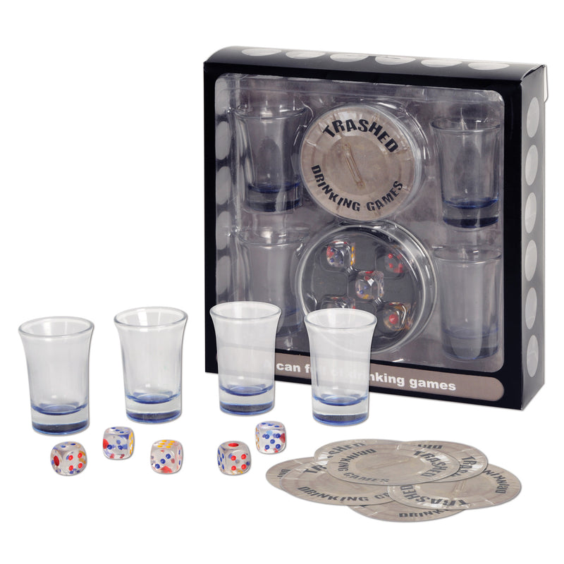 Trashed - Assorted Drinking Games – (1/Box) by Beistle for 21st Birthday Games
