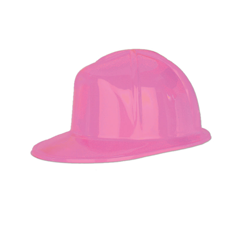 Pink Plastic Construction Helmet by Beistle for Construction Plastic