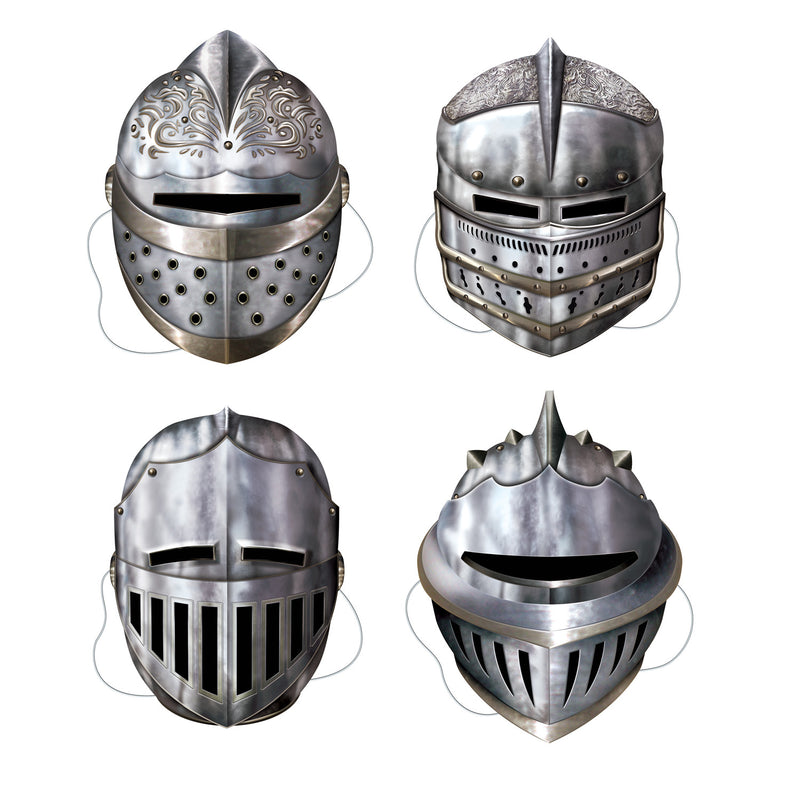 Knight Masks – 12"-13¼" – (4/Pkg)