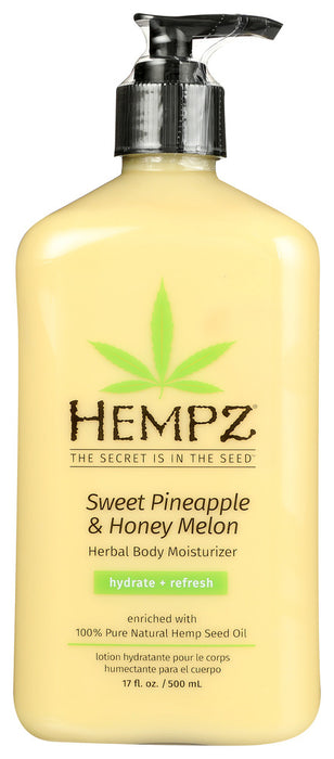 HEMPZ: Sweet Pineapple Honey Melon Body Moisturizer, 17 oz