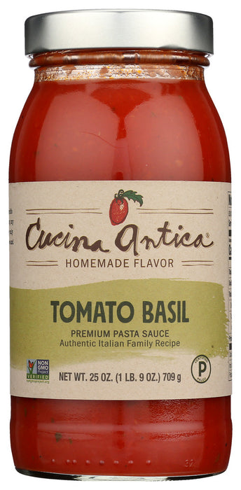CUCINA ANTICA: Tomato Basil Sauce, 25 oz