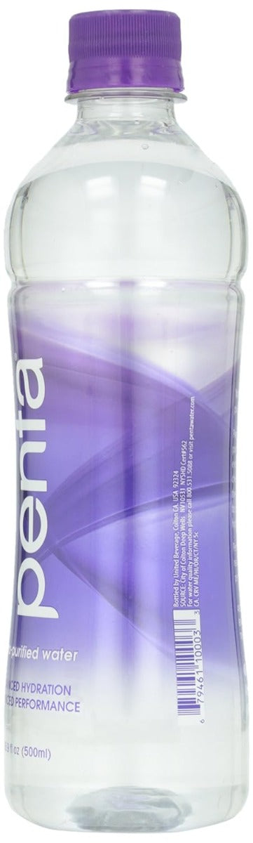 PENTA: H20 Ultra Purified Drinking Water, 16.9 oz