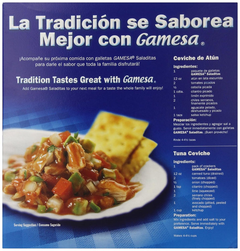 GAMESA: Saladitas Crackers, 14.6 oz