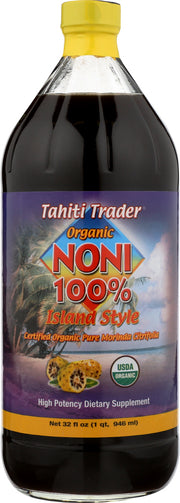 Looking for a more authentic Noni experience? Tahiti Trader's Island Style Noni Juice offers a unique twist on our original formula.
While our Original Noni Juice delivers all the benefits of pure Noni fruit, Tahitian Noni stays even truer to its Polynesian roots.