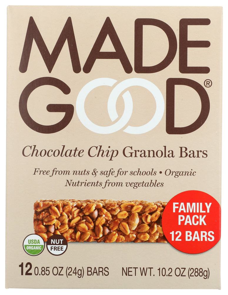 MADEGOOD: Chocolate Chip Granola Bars, 12 pk