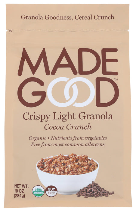 MADEGOOD: Crispy Light Granola Cocoa Crunch, 10 oz