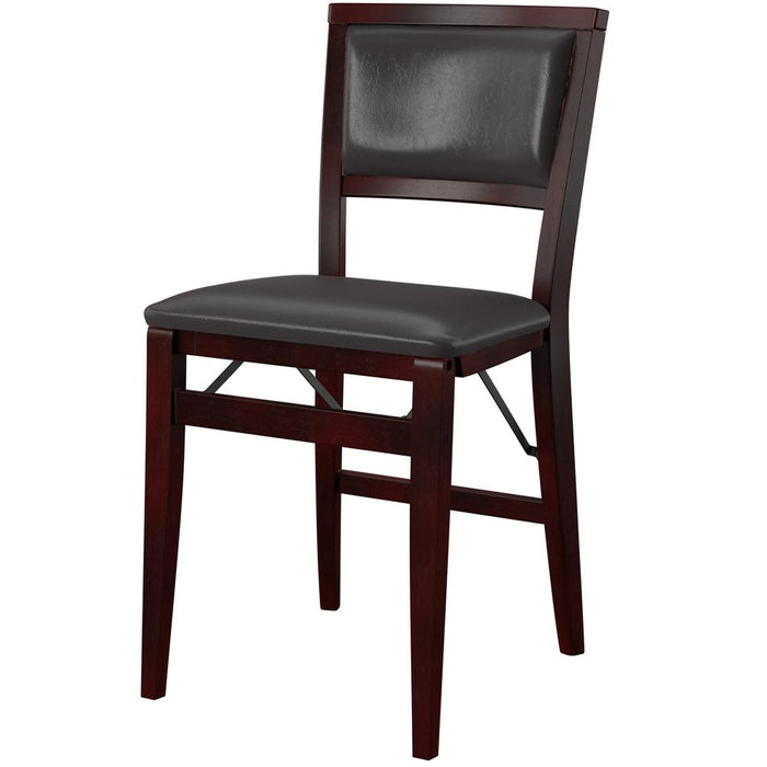 Kiera 18 In Pad Back Folding Chair - Set Of Two