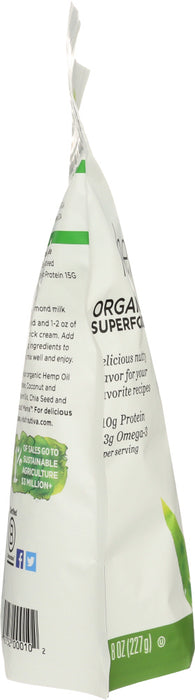 NUTIVA: Organic Raw Shelled Hempseed, 8 oz