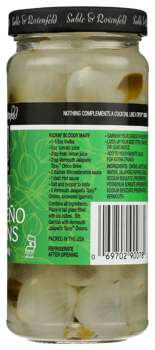 SABLE AND ROSENFELD: Vermouth Jalapeno Tipsy Onions, 5 oz