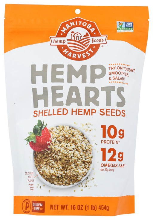 These versatile seeds will add nutrition and a rich nutty taste to any meal! Sprinkle Hemp Hearts on salad, cereal, or yogurt, or blend them into smoothies.