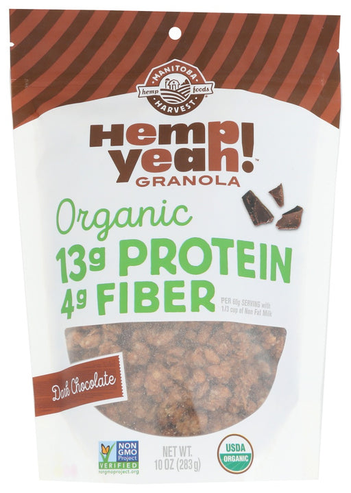 Manitoba Harvest exists to make life super! Each serving of Manitoba Harvest Hemp Yeah! Granola is packed with 10g of protein, 3.5g of omegas 3 and 6 and high-quality, organic ingredients like pumpkin seeds, chia seeds, quinoa and of course Manitoba Harvest Hemp Hearts. Their simple, great tasting granola will keep you full by delivering a HEMP-tastic protein punch!