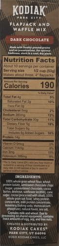 KODIAK: Mix Power Cakes Dark Chocolate Flapjack, 18 oz