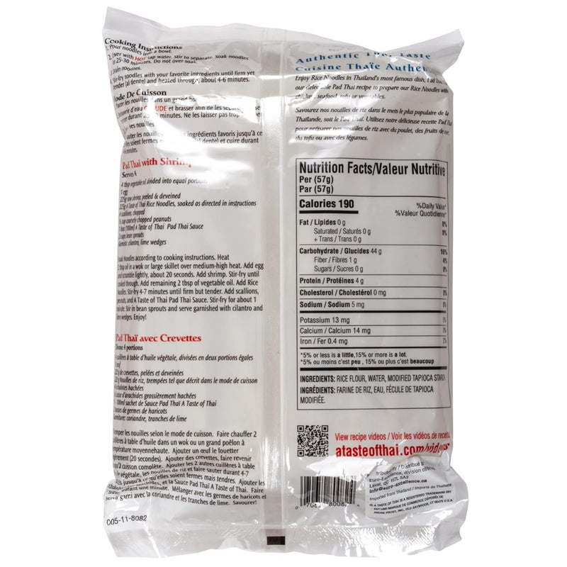 TASTE OF THAI: Rice Noodles Gluten Free, 16 oz