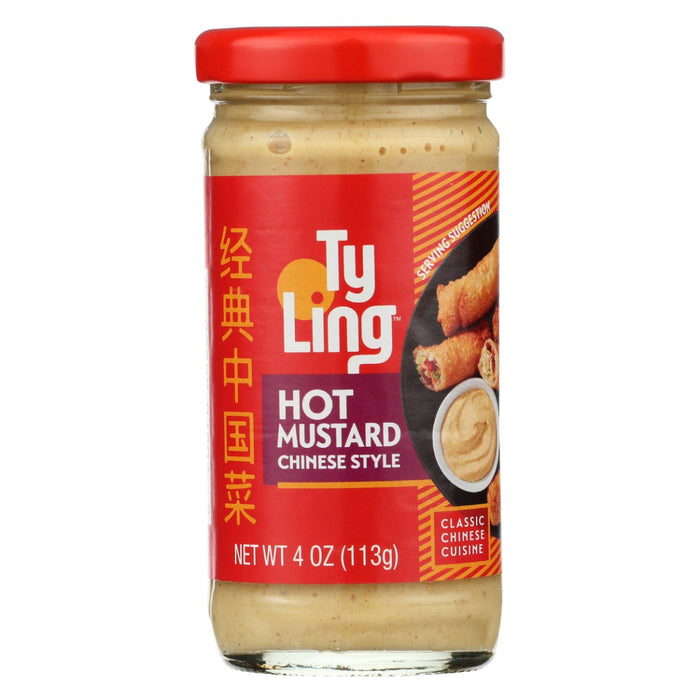 Ty Ling Hot Chinese Mustard is made with high quality, all natural ingredients; and adds zest to meats, sandwiches, sauces, dips, and Asian style foods.